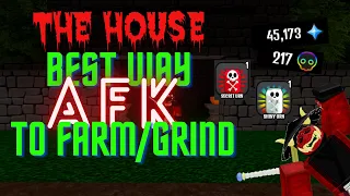 BEST WAY TO FARM / GRIND AFK | THE HOUSE TD ROBLOX