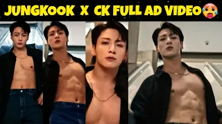 Jungkook X Calvin Klein Full New AD Video 🥵| JK New Hot CK Photoshoot 🤩 #bts