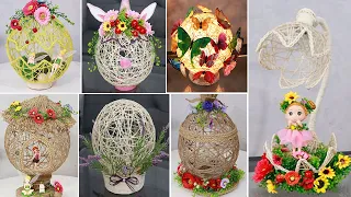 10 Jute Craft Ideas Collection with Balloon, Home Decorating Ideas Easy