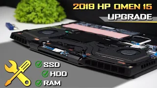 HP Omen 15 2019 Upgrade RAM / SSD / HDD - Disassembly Guide