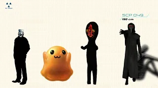 SCP Size Comparison  Animation by Dr Mean