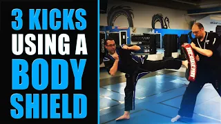 Five Star Martial Arts | 3 Kicks Using a Body Shield