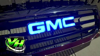 GMC LED Emblem for 88-98 OBS and 99-06 Sierra Yukon RED and BLUE Versions