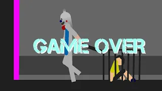 Ice Scream 4 Game Over Scene - Stickman Animation