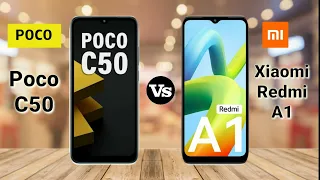 Poco C50 Vs Xiaomi Redmi A1 l Full Comparison l SB Tech