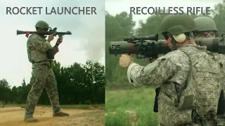 Rocket Launcher vs Recoilless Rifle