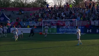 Tega Ikoba with a Goal vs. Charleston Battery