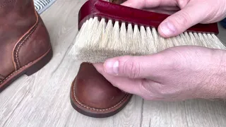 Cleaning and Conditioning my Red Wing Iron Ranger 8085 Part 3