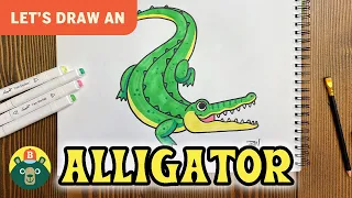 How to Draw an ALLIGATOR! - [Episode 50]