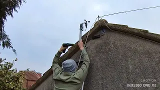 ECOWITT weather station installation