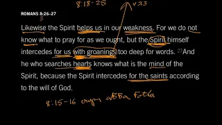 The Spirit Helps Us in Our Weakness: Romans 8:26–27