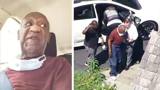 New Footage of Bill Cosby Moments After Prison Release