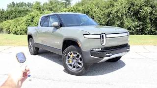 2022 Rivian R1T Launch Edition: Start Up, Test Drive, Walkaround, POV and Review