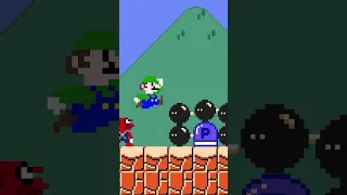 Super Mario Bros. but Mario Playing as SPIDERMAN | Game Animation #shorts