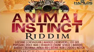 ANIMAL INSTINCT RIDDIM MIX (JAN 2013) KURT RILEY/TECHNIQUES RECORDS @DEEJAYHELLRELL