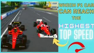 WHICH F1 CAR IS THE FASTEST!? (Project Apex ROBLOX)