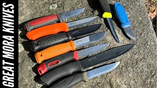 9 Awesome Knives from Mora (Morakniv): Garberg, Kansbol, Companion, Bushcraft & More Knives