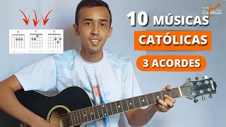 Aprenda 10 Músicas Católicas no Violão com 3 Acordes (Cifras Simplificadas)