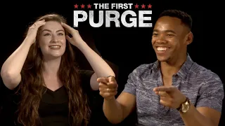 Playing Horror Movie Charades with Joivan Wade! | The First Purge