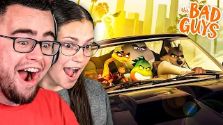 GIRLFRIEND Reacts to THE BAD GUYS TRAILER!