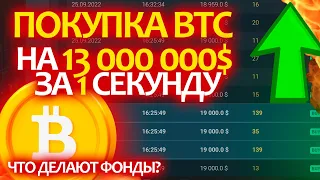 БИТКОИН, что происходит за кулисами? Инсайд, на каких отметках начинают сильно выкупать?