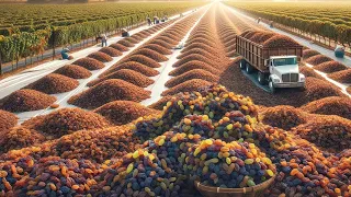 US Farmers Harvest And Process 773 Million Pounds Of Raisins This Way