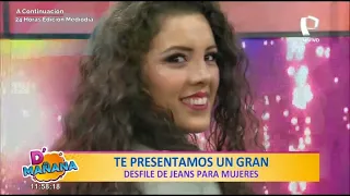 Segundo Desfile "YENI JEANS", en D´MAÑANA por PANAMERICANA TV.