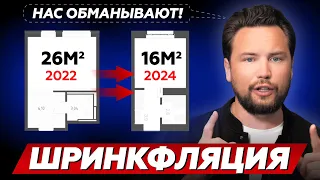 Инфляция во время кризиса недвижимости 2024 // Что такое шринкфляция в недвижимости