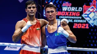 MAKHMUD SABYRKHAN (KAZ) - AKASH KUMAR (IND) 54KG SEMIFINAL