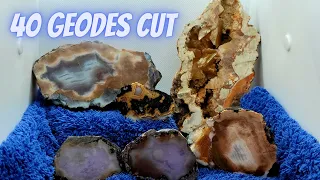 GEODES | A look Inside | Cutting Rocks #12