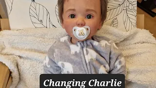 Changing my Reborn Toddler!