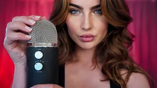 ASMR Sensitive Trigger Words & Whispers w/ Delay ~ Mouth to Microphone (4K)