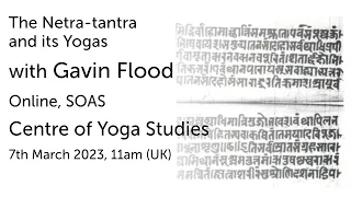 The Netra-tantra and its Yogas - Gavin Flood