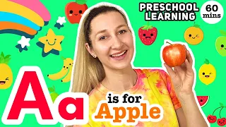 Preschool Learning: Letter A & Apples (60 min class)