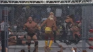 Goldberg & Hogan V DDP & Sid & Steiner ⛓Steel Cage⛓WCW Nitro 6th Sep 1999