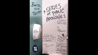 A Series of Public Apologies - some dress rehearsal clips