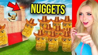 Can ROBLOX COWBOY NUGGET break into my FORT?! (Garry's Mod Sandbox)