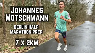 Johannes Motschmann - Half Marathon Specific Workout - 7 x 2km