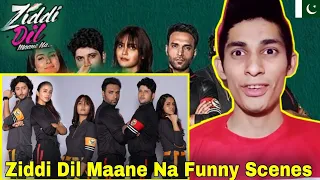 Pakistani Reaction on Ziddi Dil Maane na Funny Scenes | Sid & Monami | Zdmn | Sobhan Alee Reacts