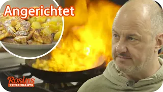 🔥  Feuer und Flamme...für die Kaiserschmarrn-Zubereitung. Teil 5/8 | Rosins Restaurants Kabel Eins