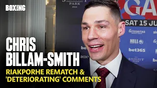 Chris Billam-Smith On Riakporhe Fight & ‘Deteriorating’ comments