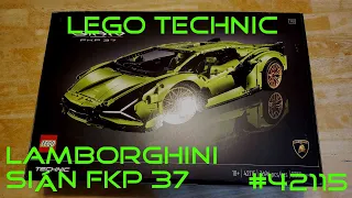 Building Lego Technic Lamborghini Sián FKP 37(Over 3000 Pieces!)