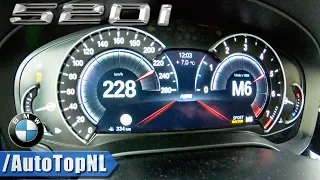 BMW 5 Series G30 520i ACCELERATION & TOP SPEED 0-228km/h by AutoTopNL