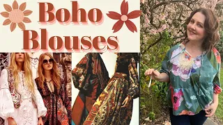 "BOHO BLOUSE PATTERNS"  My Top Picks!