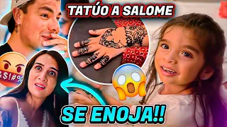 LE HAGO UN TATUAJE A MI HIJA SALOME😱 // Carlos Feria & Adrilatinatv