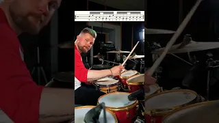 Drummer shows simple and fast drum fills! | 32nd note drum fill