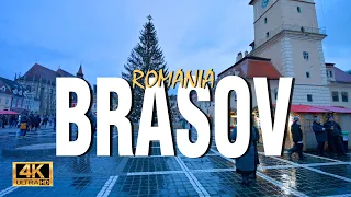 Brasov Christmas Market walking tour in the evening, Romania