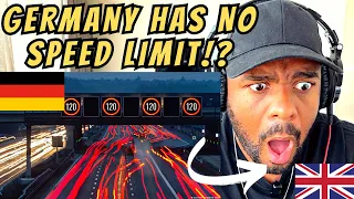 Brit Reacts to THE GERMAN AUTOBAHN | No speed limit!?