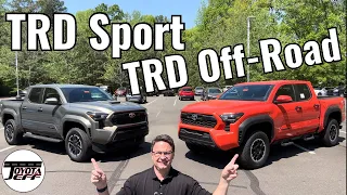 2024 Tacoma TRD Off-Road vs TRD Sport: Who Wins this Battle?!!