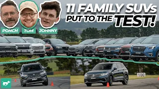Which family SUV wins? 2022 midsize SUV megatest | Chasing Cars